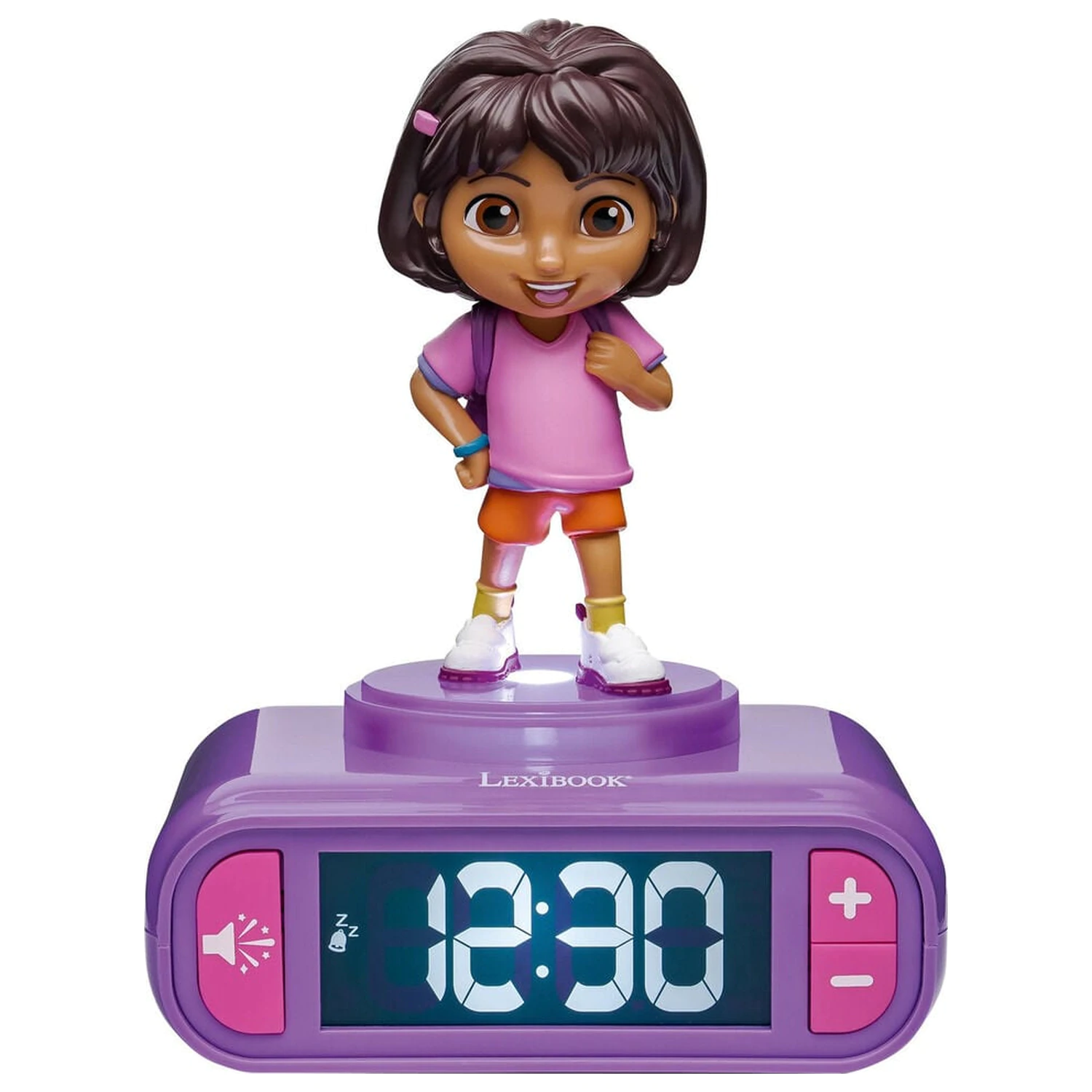 Dora the Explorer budilka z nočno lučko fotografija izdelka