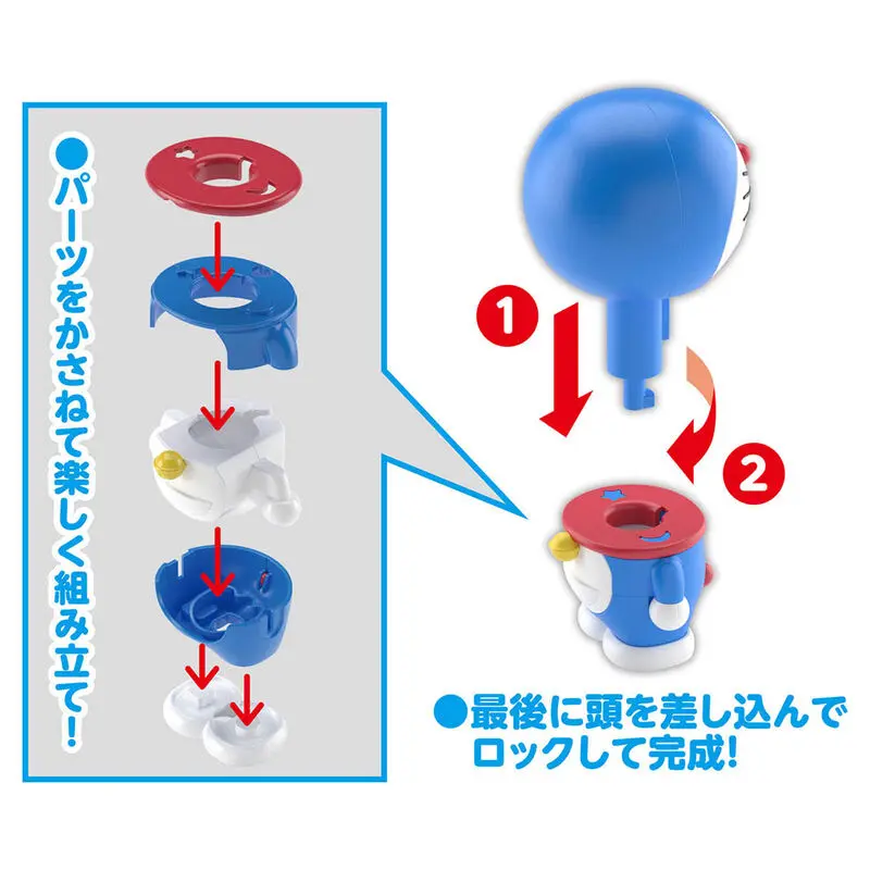 Komplet modela figurica Doraemon 8 cm fotografija izdelka