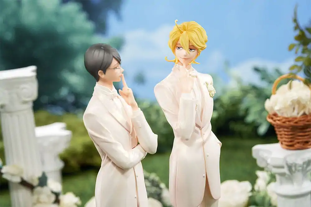 Doukyusei PVC Kipa 2-Pack 1/7 Hikaru Kusakabe & Licht Sajo: Wedding Ver. 24 cm fotografija izdelka