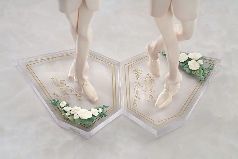 Doukyusei PVC Kipa 2-Pack 1/7 Hikaru Kusakabe & Licht Sajo: Wedding Ver. 24 cm fotografija izdelka