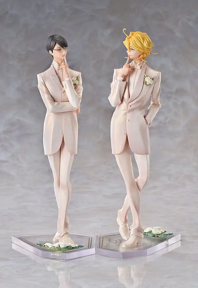Doukyusei PVC Kipa 2-Pack 1/7 Hikaru Kusakabe & Licht Sajo: Wedding Ver. 24 cm fotografija izdelka