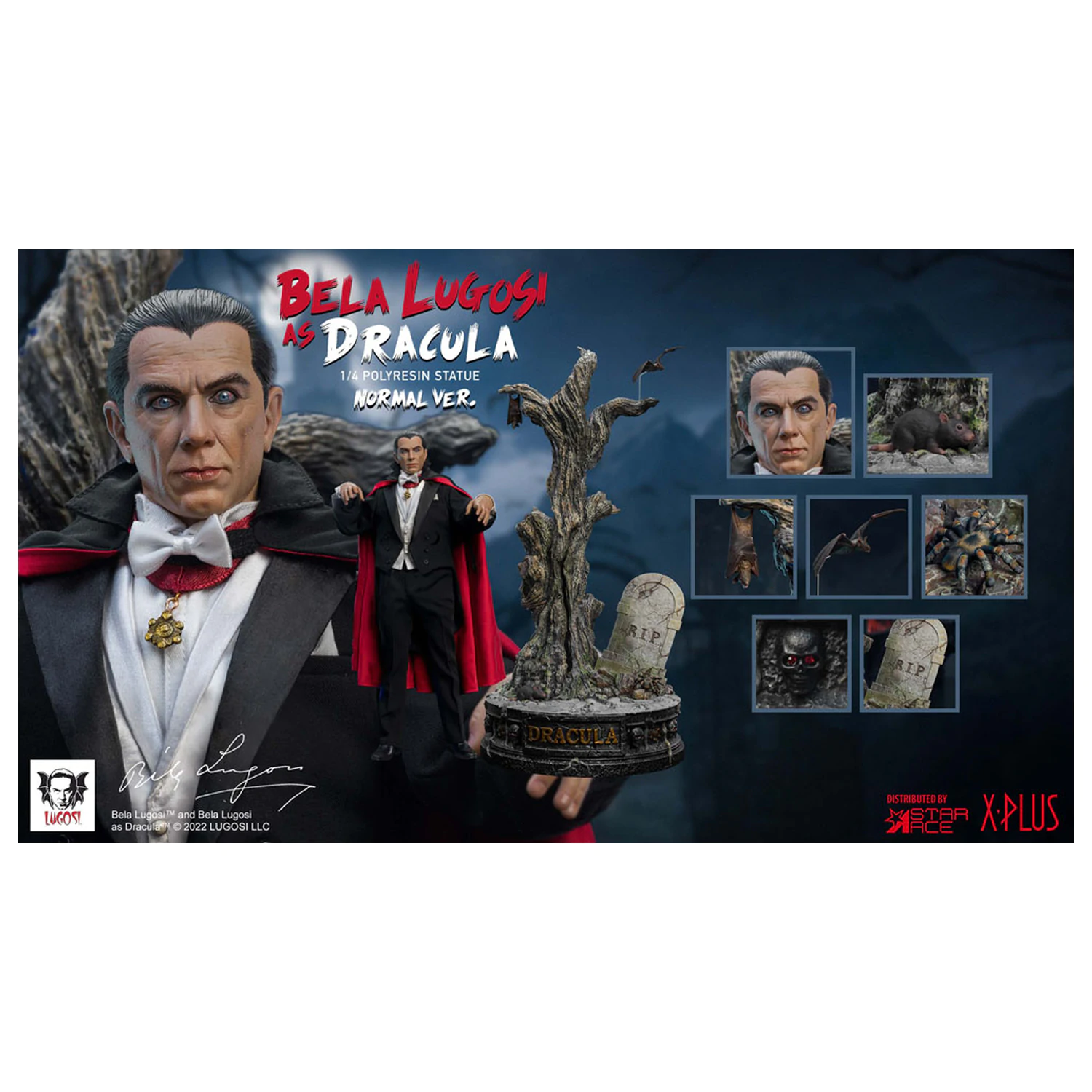 Dracula (1931) Superb Scale kip 1/4 Bela Lugosi as Dracula 60 cm fotografija izdelka