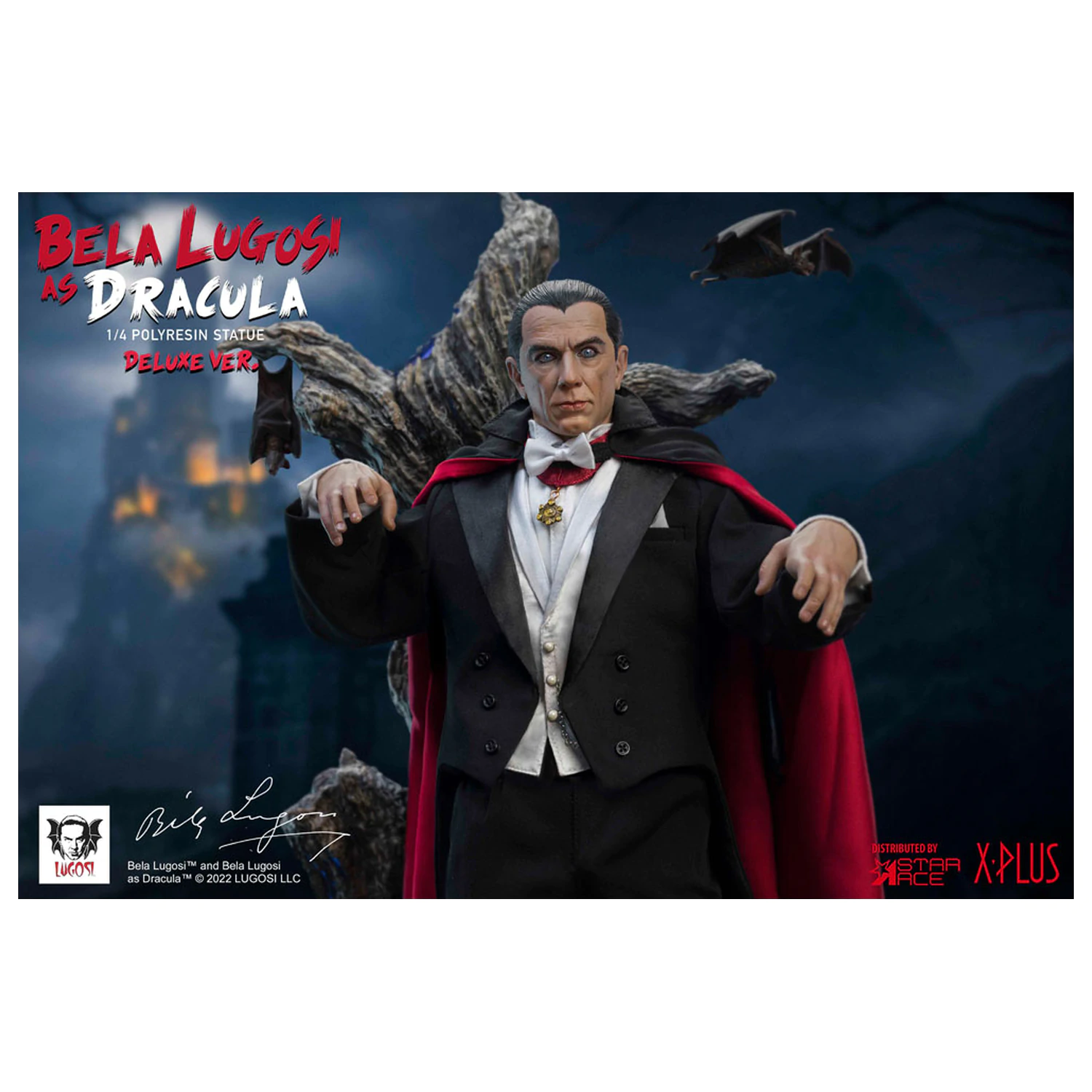 Dracula (1931) Superb Scale kip 1/4 Bela Lugosi as Dracula Deluxe različica 60 cm fotografija izdelka