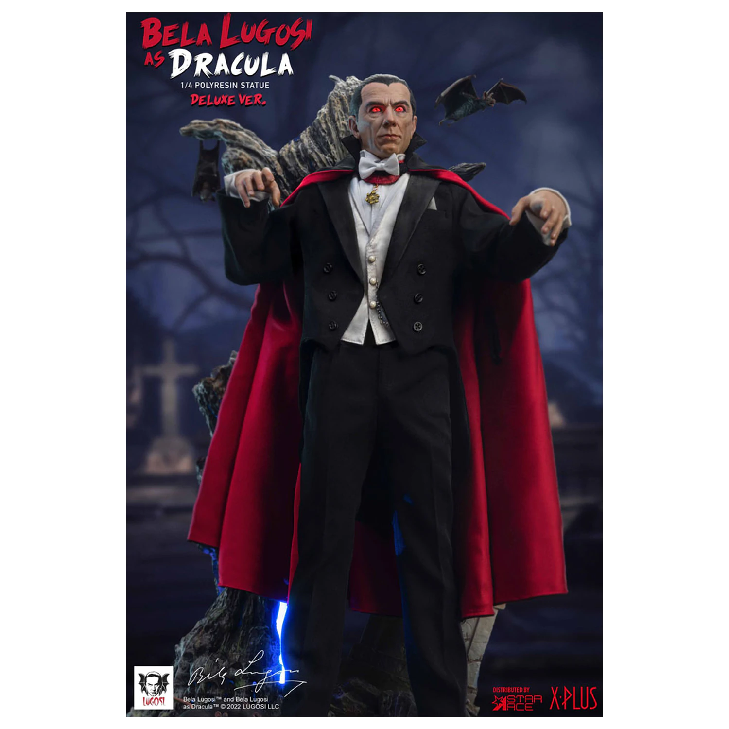 Dracula (1931) Superb Scale kip 1/4 Bela Lugosi as Dracula Deluxe različica 60 cm fotografija izdelka