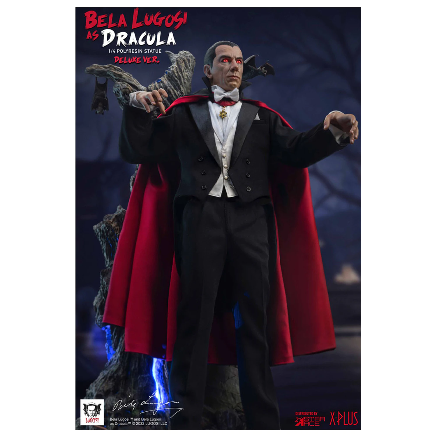 Dracula (1931) Superb Scale kip 1/4 Bela Lugosi as Dracula Deluxe različica 60 cm fotografija izdelka