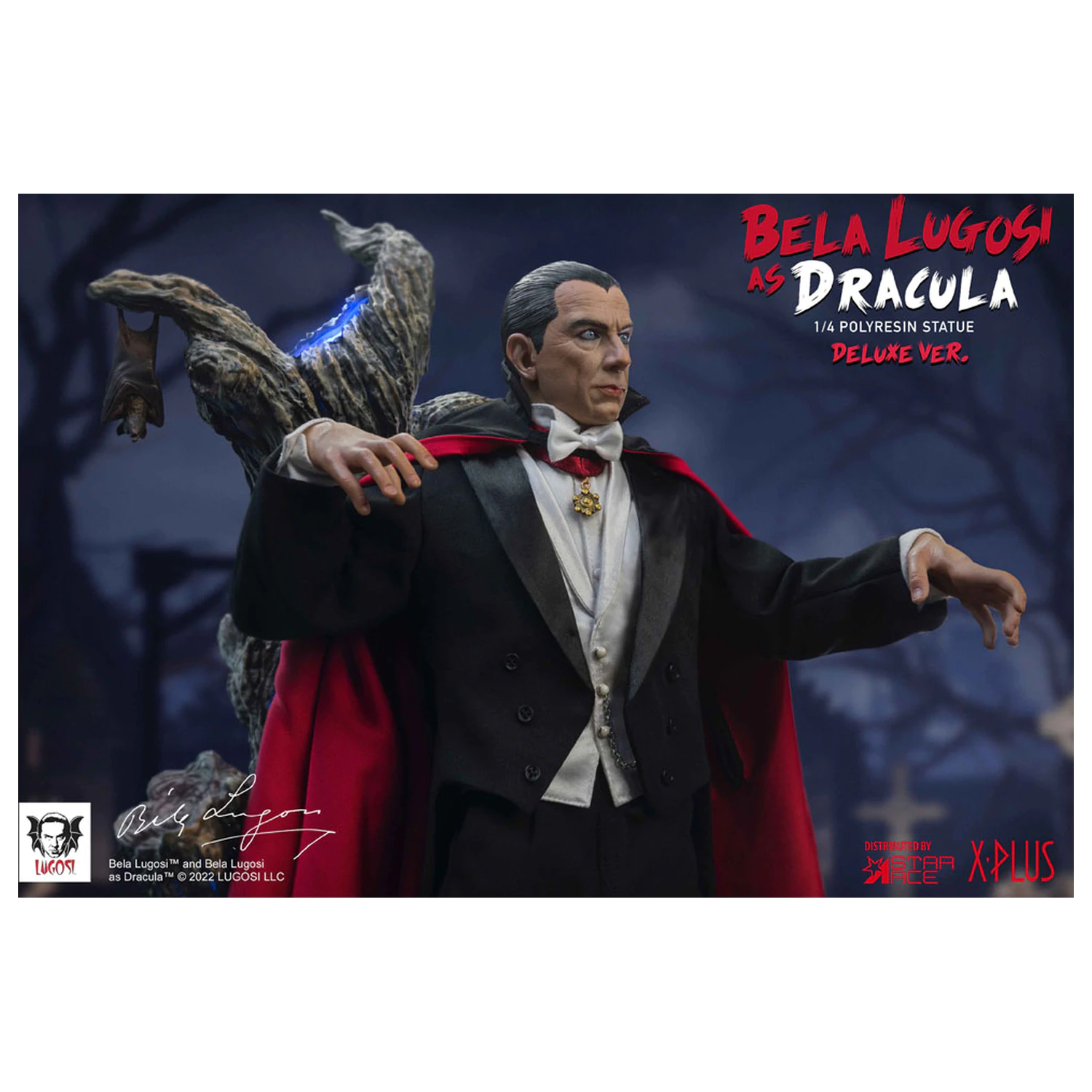 Dracula (1931) Superb Scale kip 1/4 Bela Lugosi as Dracula Deluxe različica 60 cm fotografija izdelka