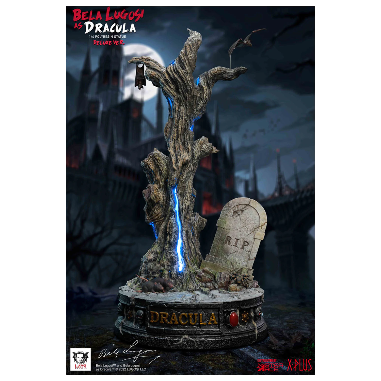 Dracula (1931) Superb Scale kip 1/4 Bela Lugosi as Dracula Deluxe različica 60 cm fotografija izdelka