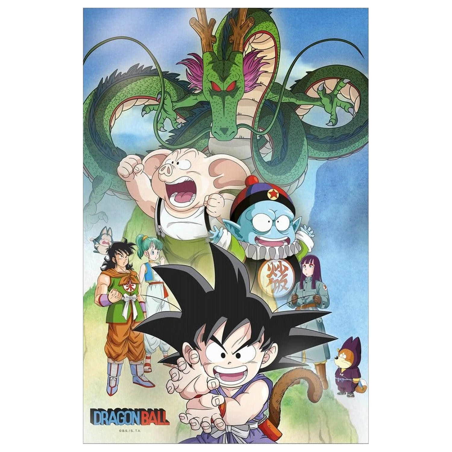 Dragon Ball 3D plakat Shenron & Heroes 38 x 58 cm fotografija izdelka
