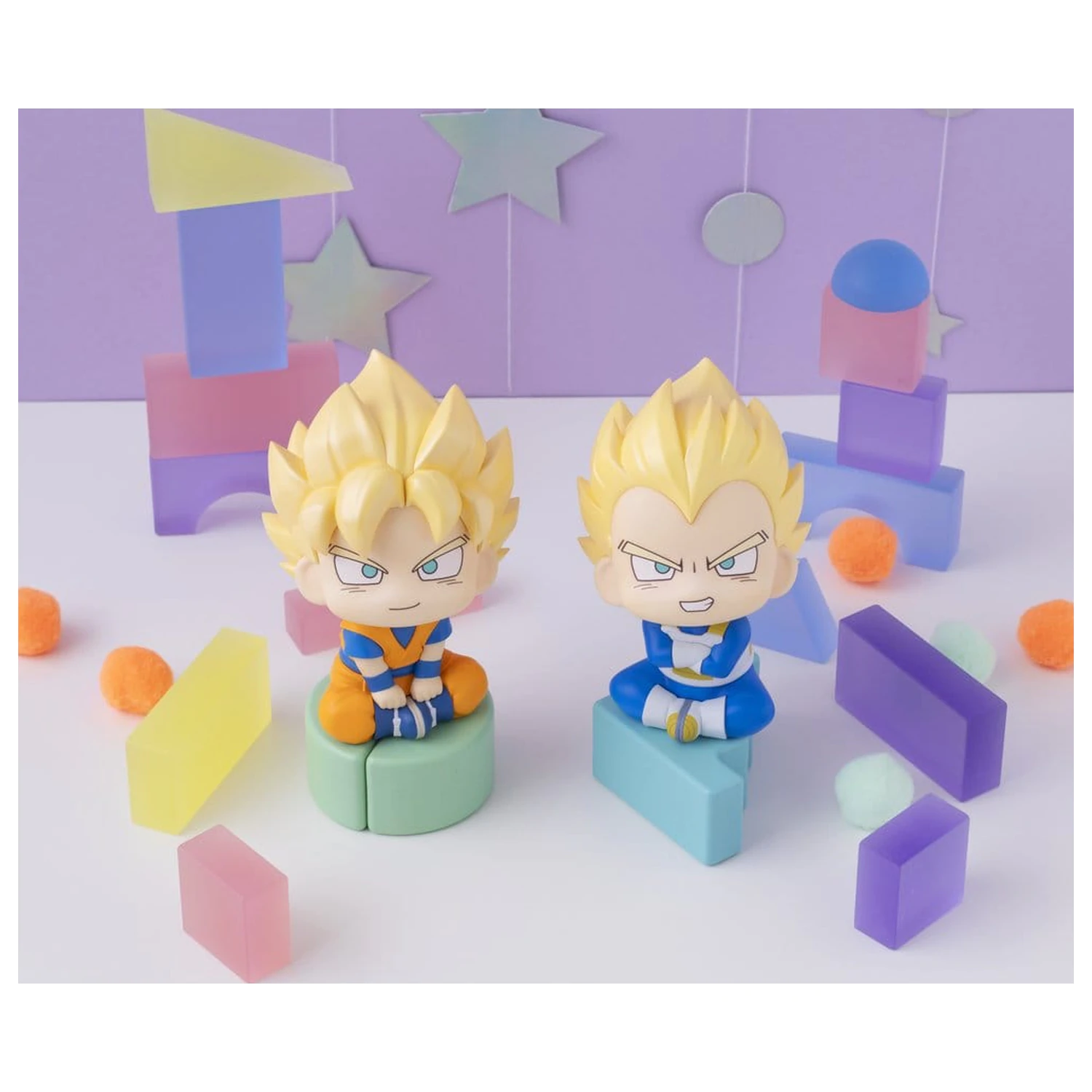 Dragon Ball DAIMA Look Up PVC Figurice 2-paket Super Saiyan Son Goku (mini) & Super Saiyan Vegeta (mini) 11 cm (z darilom) fotografija izdelka