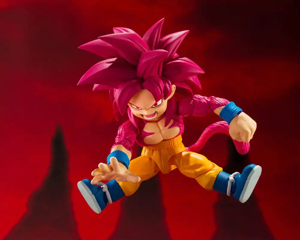 Dragon Ball Daima S.H.Figuarts akcijska figura Super Saiyan 4 Son Goku (mini) 8 cm fotografija izdelka