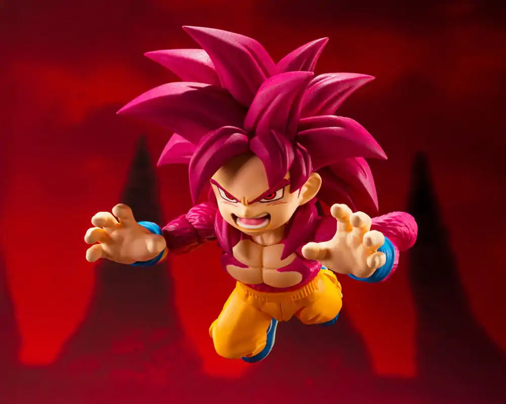 Dragon Ball Daima S.H.Figuarts akcijska figura Super Saiyan 4 Son Goku (mini) 8 cm fotografija izdelka