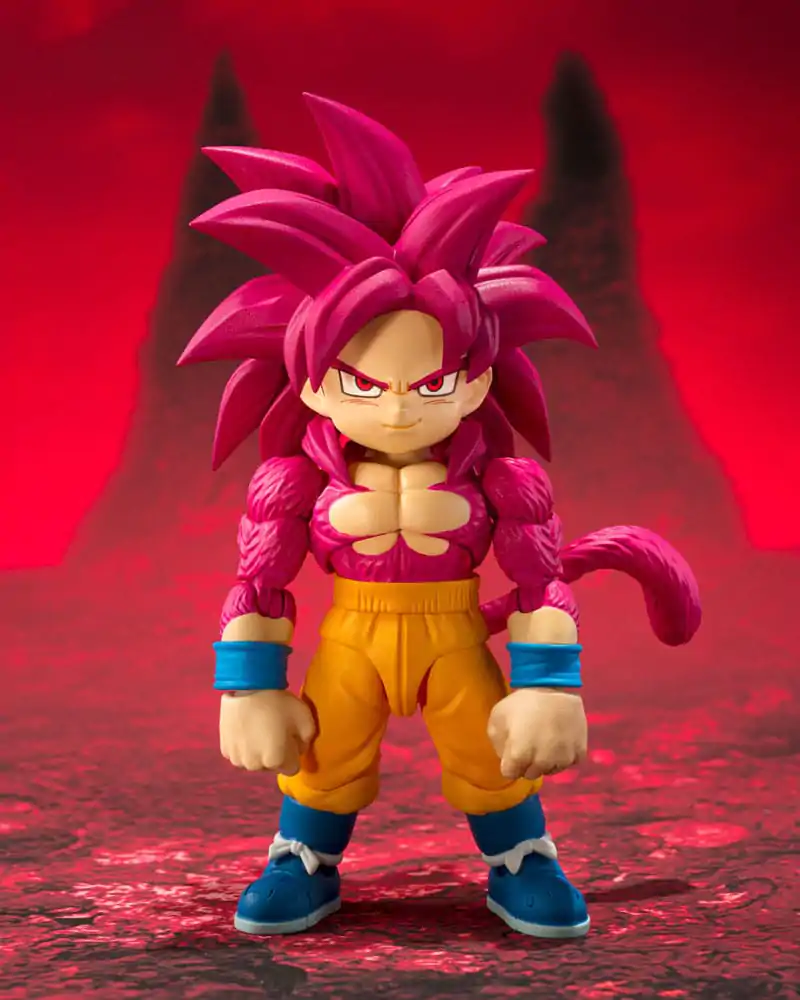 Dragon Ball Daima S.H.Figuarts akcijska figura Super Saiyan 4 Son Goku (mini) 8 cm fotografija izdelka