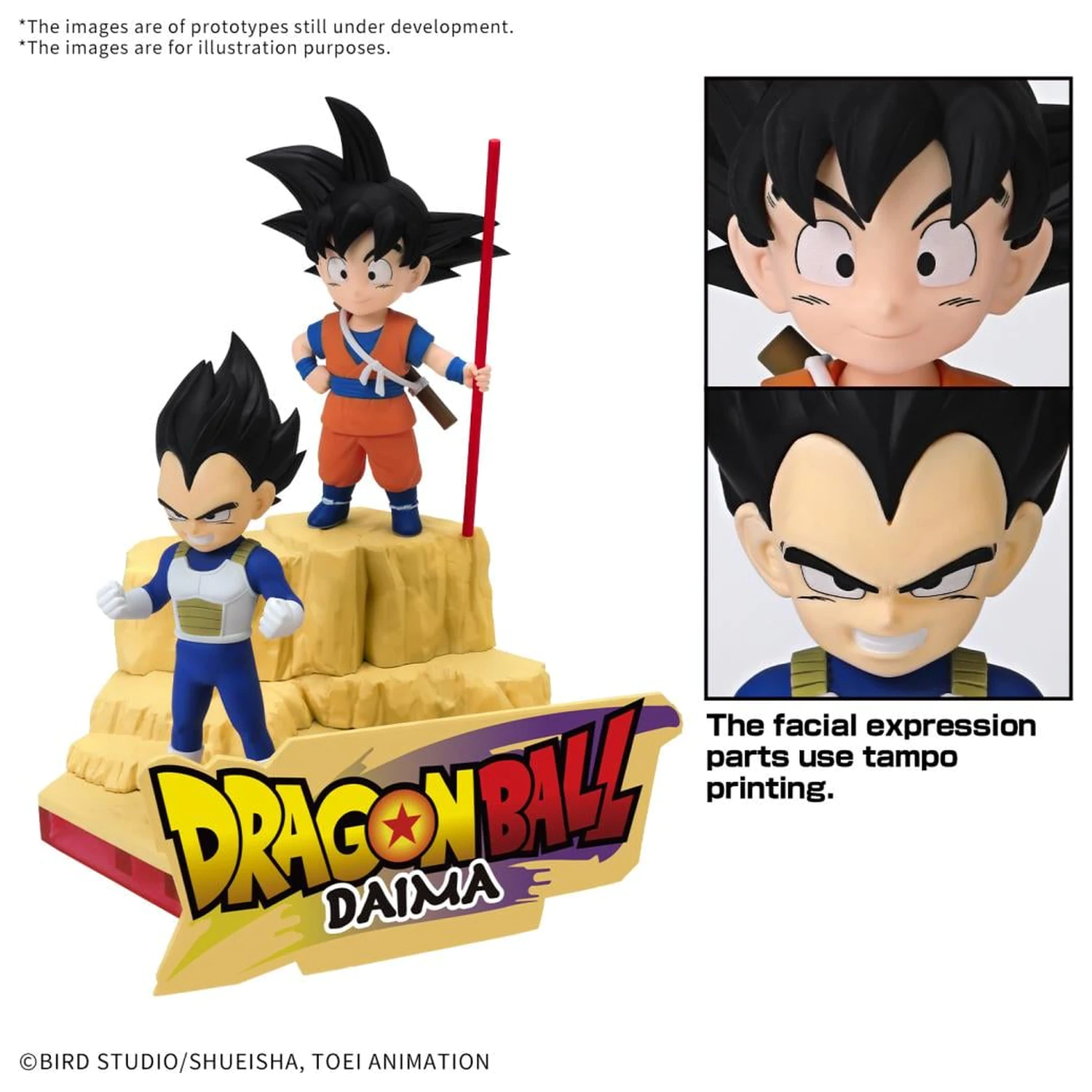 Dragon Ball Daima Son Goku (Mini) & Vegeta (Mini) Komplet modelov fotografija izdelka