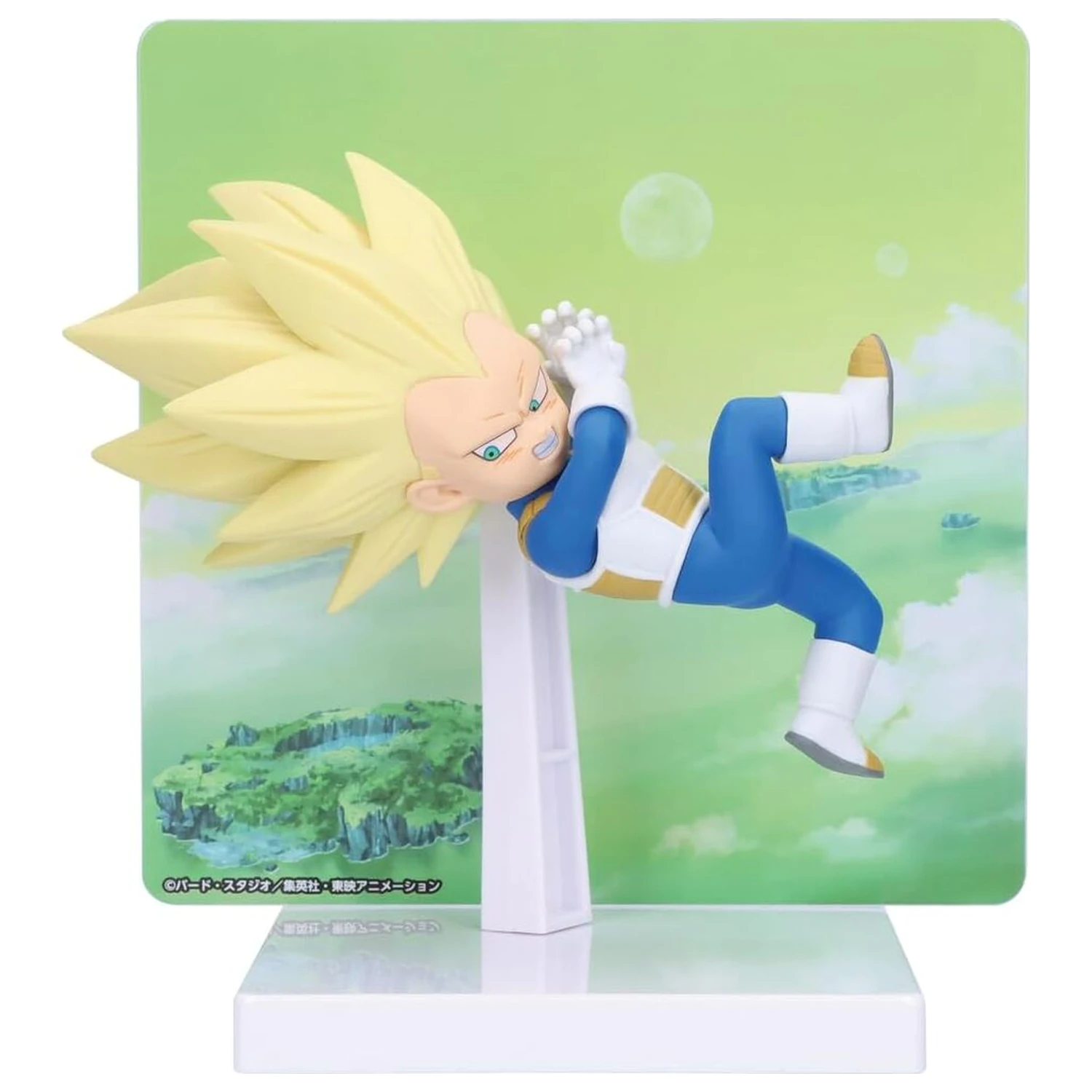 Dragon Ball Daima Vegeta s figúrkou s panelom 13 cm fotografija izdelka