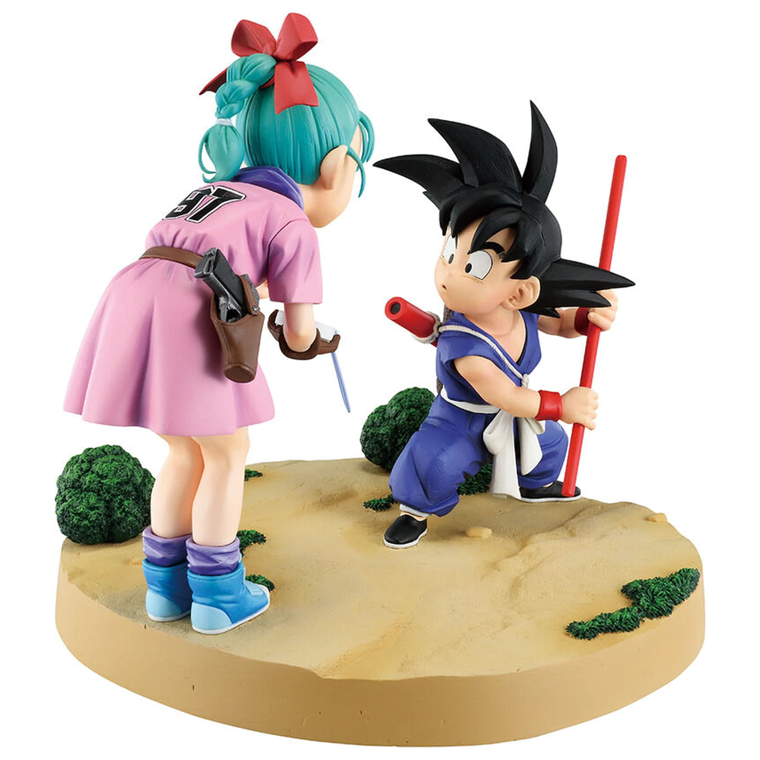 Dragon Ball Fantastic Adventure 3 Goku Bulma Ichibansho figura 17cm fotografija izdelka