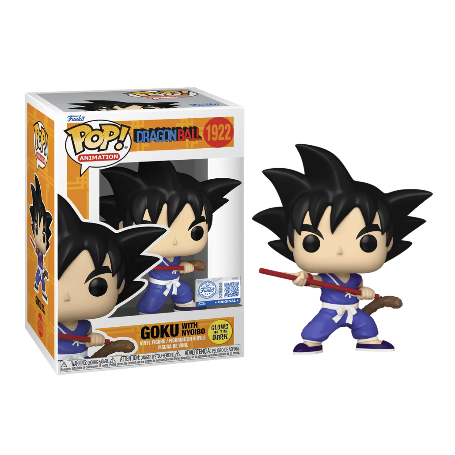 Dragon Ball Funko POP! figura Goku With Nyoibo (GW) 9 cm fotografija izdelka
