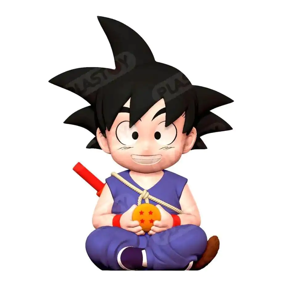 Dragon Ball škatlica za denar Kid Goku modra 17 cm fotografija izdelka