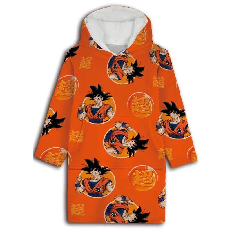 Dragon Ball oversized jopa s kapuco plašč odrasli koral fotografija izdelka