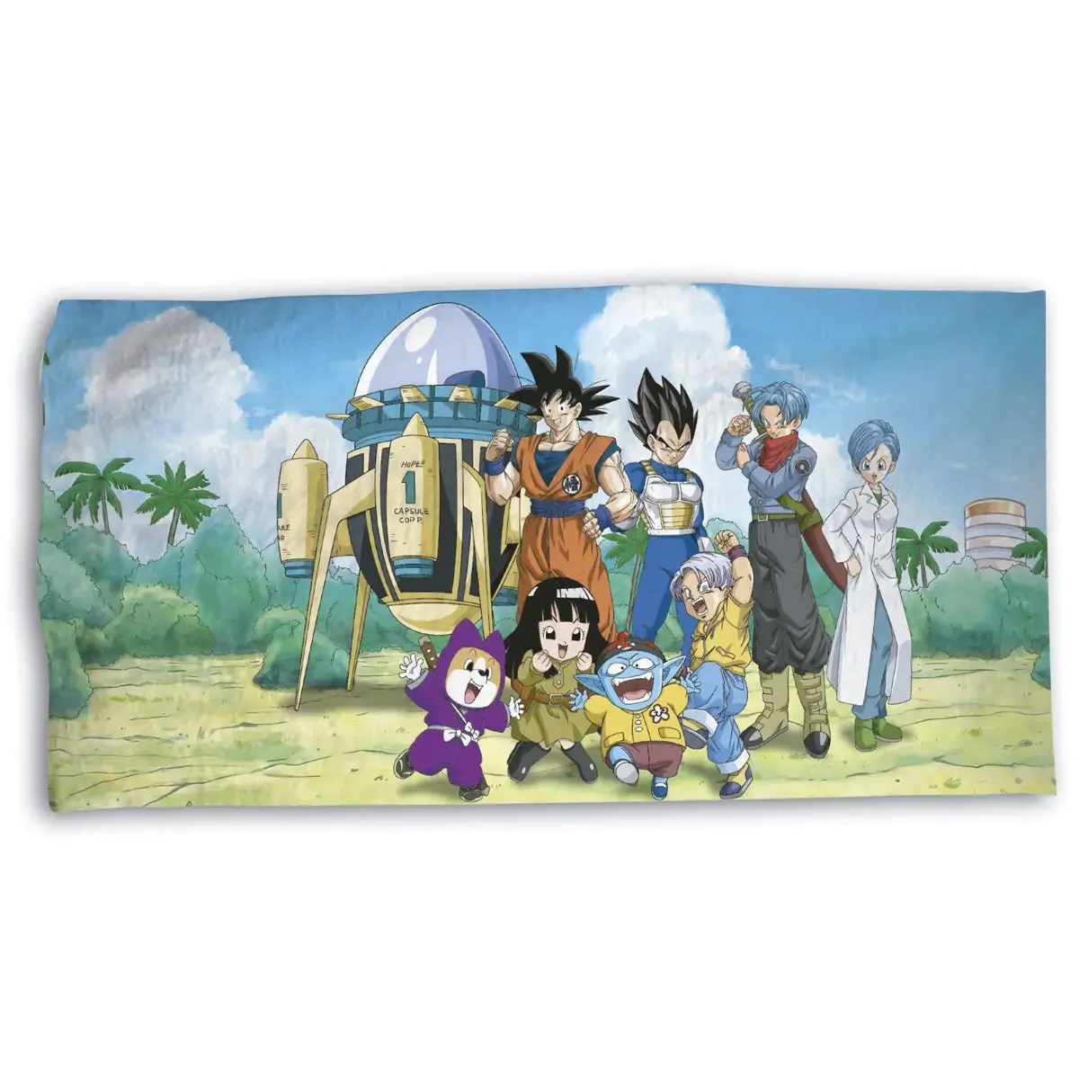 Dragon Ball bombažna brisača za plažo fotografija izdelka
