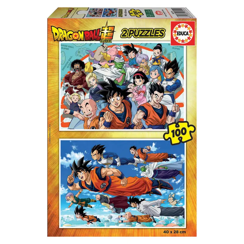 Dragon Ball Super puzzle 2x100 kosov fotografija izdelka