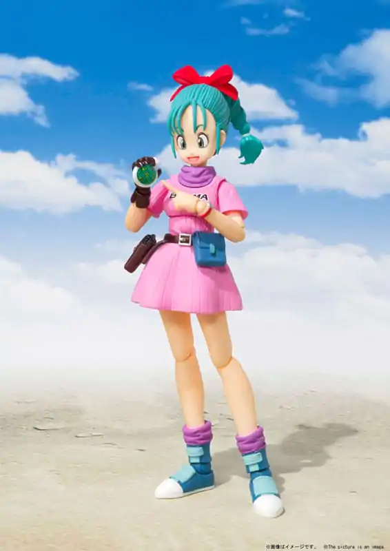 Dragon Ball S.H. Figuarts akcijska figura Bulma Adventure Begins 16 cm fotografija izdelka