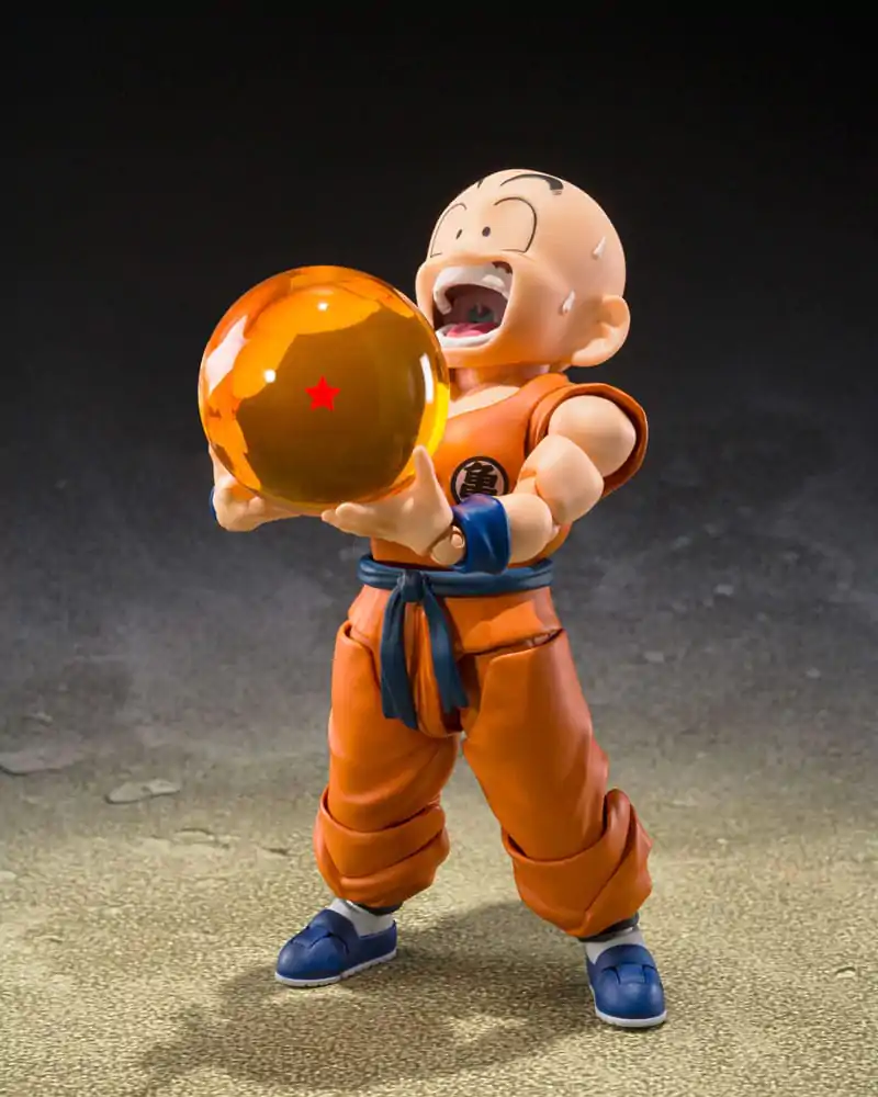 Dragon Ball S.H.Figuarts Akcijska figura Krillin Son Goku´s old Friend 11 cm fotografija izdelka