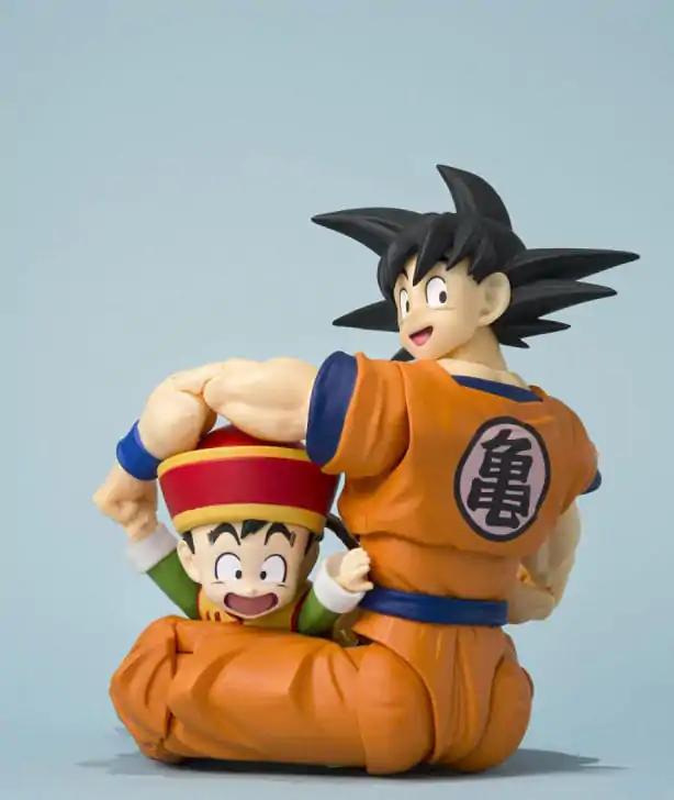Dragon Ball S.H.Figuarts akcijska figura Son Goku & Son Gohan Kid & Kintoun 14 cm & 6 cm fotografija izdelka