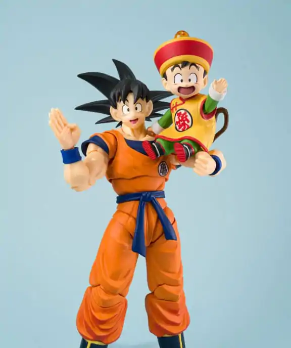 Dragon Ball S.H.Figuarts akcijska figura Son Goku & Son Gohan Kid & Kintoun 14 cm & 6 cm fotografija izdelka