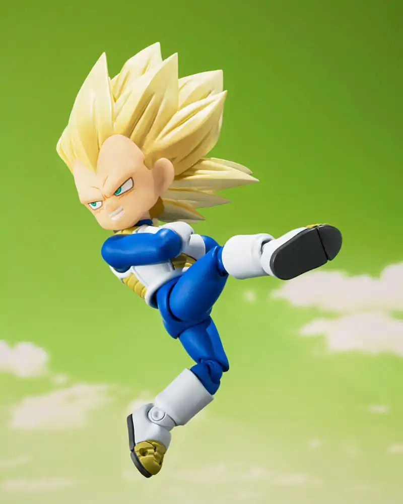 Dragon Ball S.H.Figuarts akcijska figura Super Saiyan 3 Vegeta (mini) Daima 8 cm fotografija izdelka