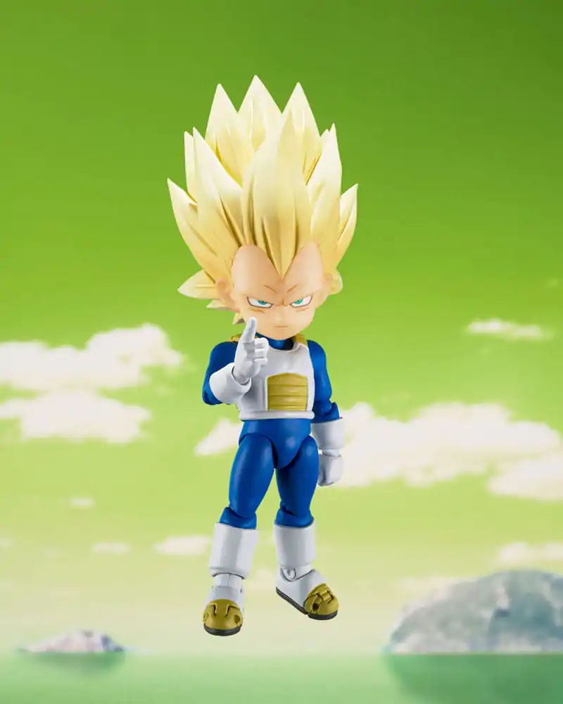 Dragon Ball S.H.Figuarts akcijska figura Super Saiyan 3 Vegeta (mini) Daima 8 cm fotografija izdelka