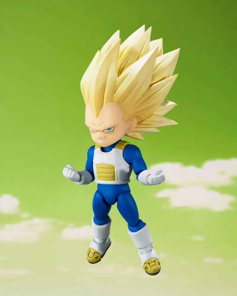 Dragon Ball S.H.Figuarts akcijska figura Super Saiyan 3 Vegeta (mini) Daima 8 cm fotografija izdelka