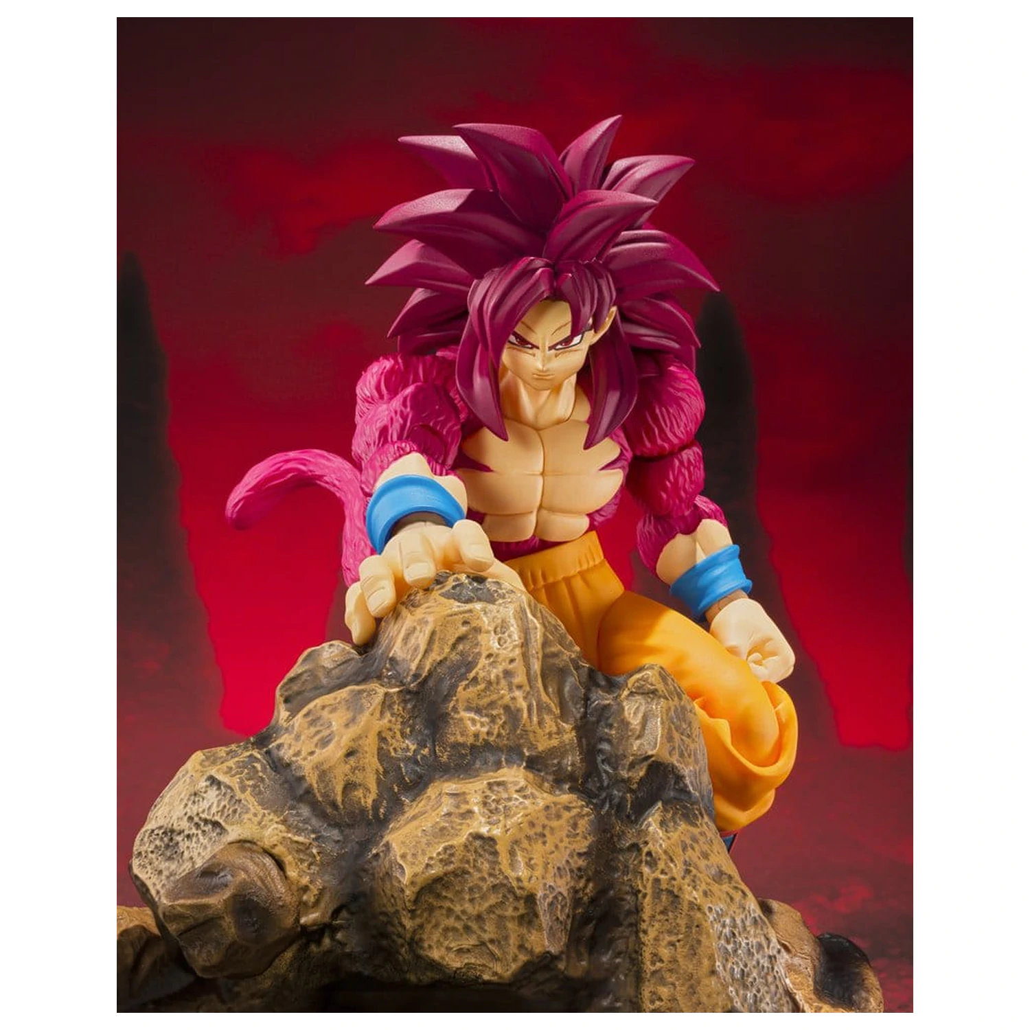 Dragon Ball S.H. Figuarts akcijska figura Super Saiyan 4 Son Goku -Daima- 15 cm fotografija izdelka