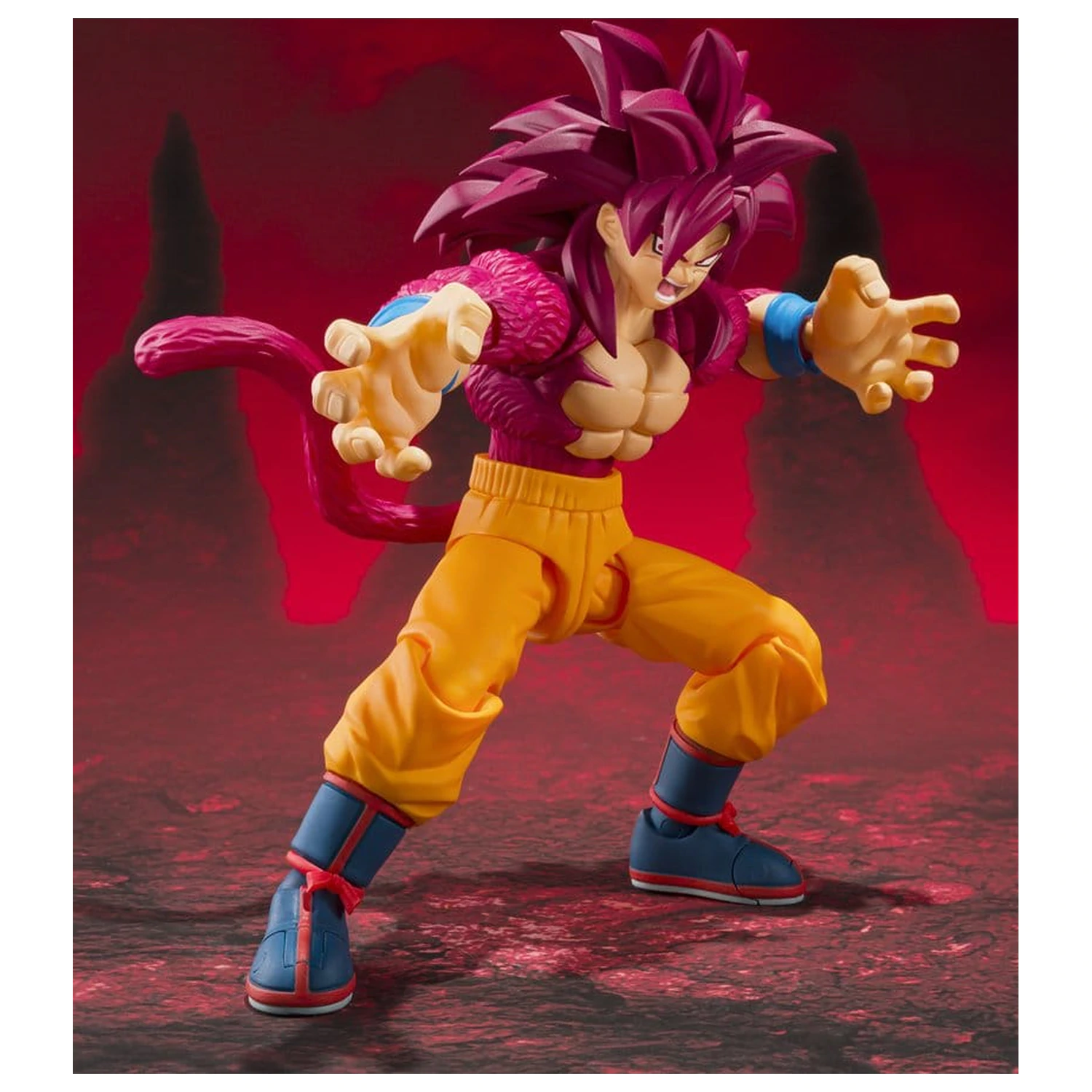 Dragon Ball S.H. Figuarts akcijska figura Super Saiyan 4 Son Goku -Daima- 15 cm fotografija izdelka