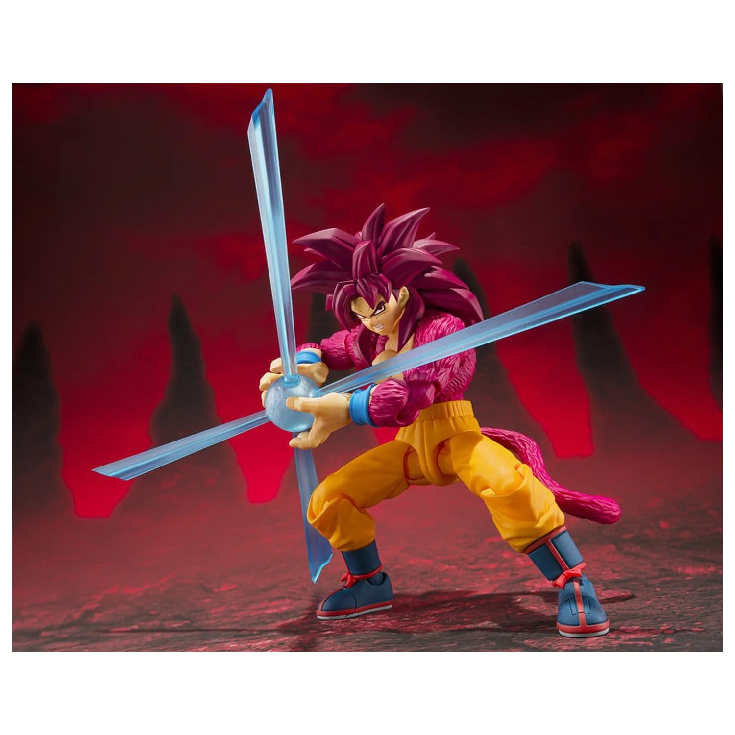 Dragon Ball S.H. Figuarts akcijska figura Super Saiyan 4 Son Goku -Daima- 15 cm fotografija izdelka