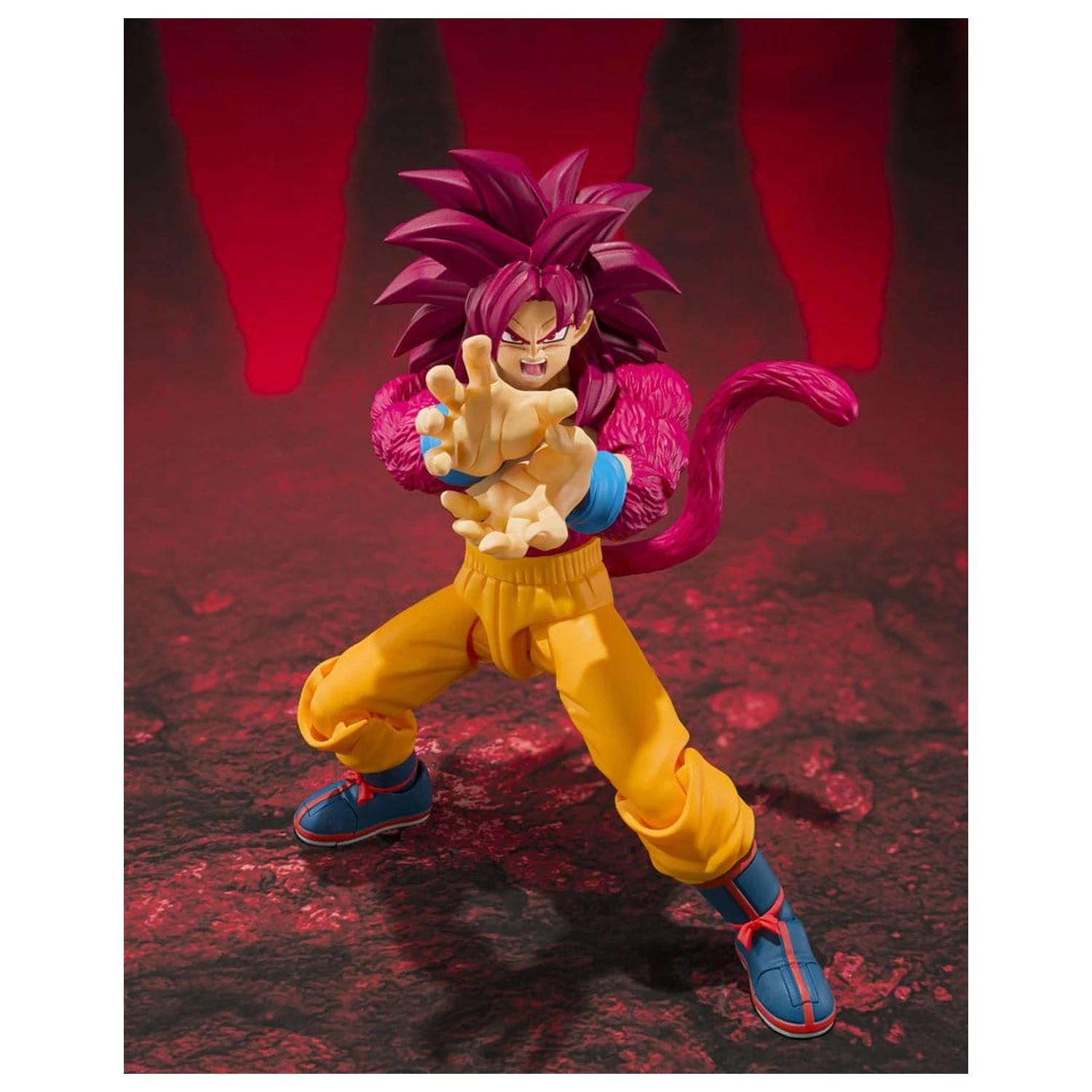 Dragon Ball S.H. Figuarts akcijska figura Super Saiyan 4 Son Goku -Daima- 15 cm fotografija izdelka