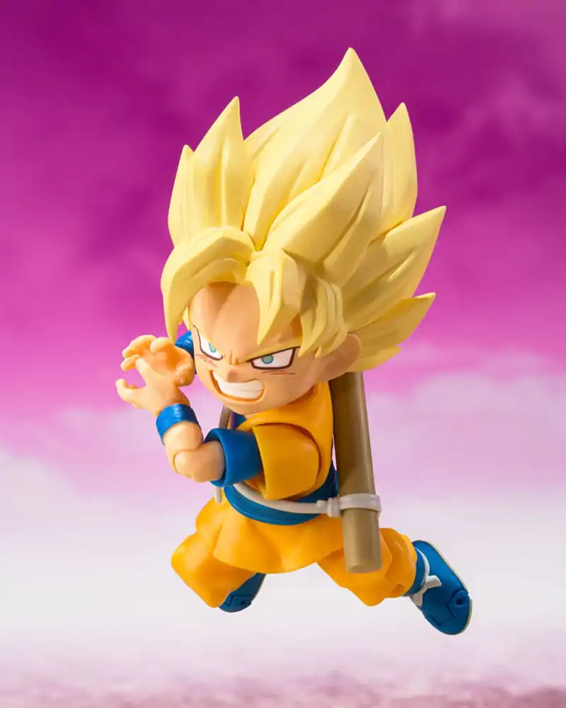 Dragon Ball S.H.Figuarts akcijska figura Super Saiyan Son Goku (mini) Daima 8 cm fotografija izdelka