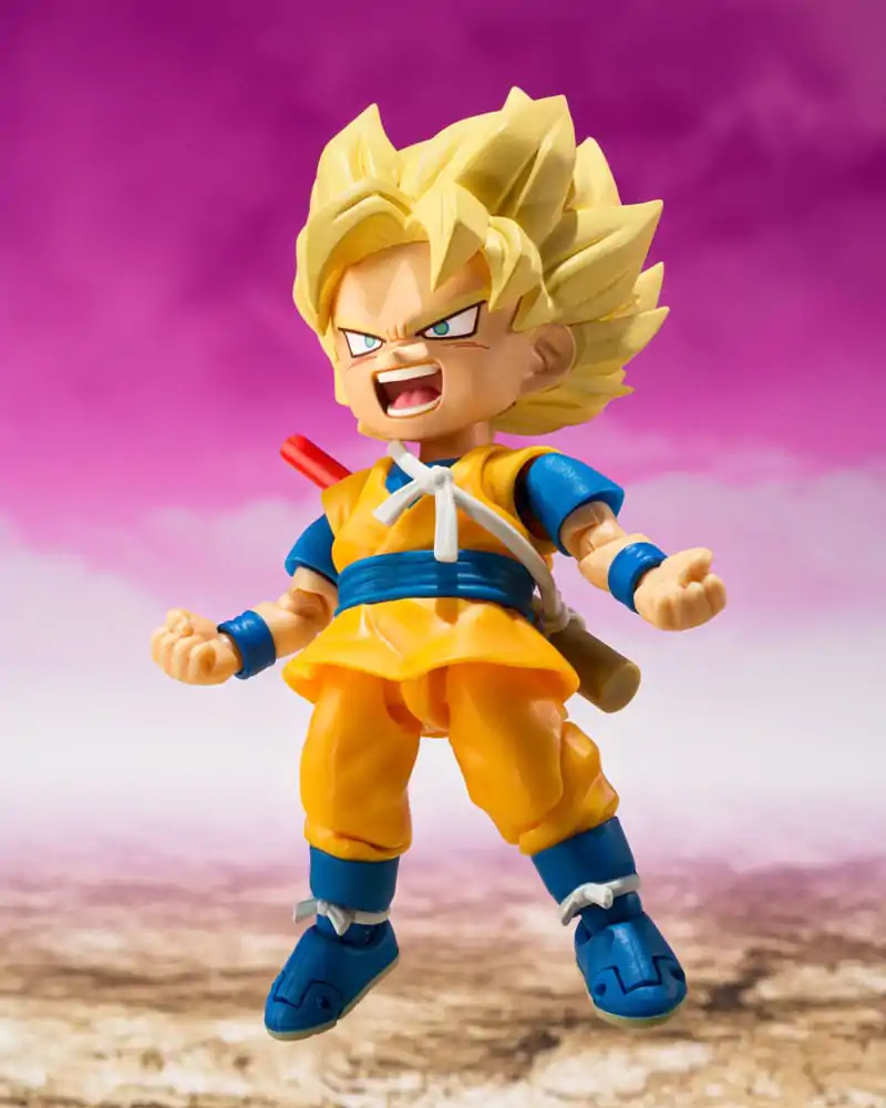 Dragon Ball S.H.Figuarts akcijska figura Super Saiyan Son Goku (mini) Daima 8 cm fotografija izdelka