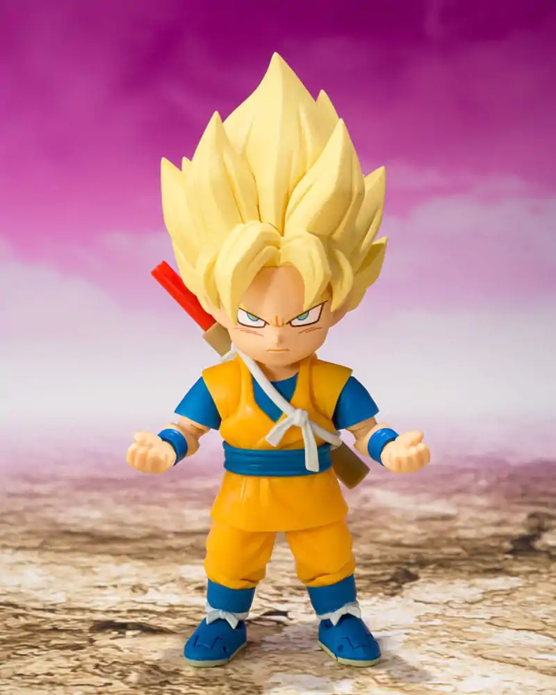 Dragon Ball S.H.Figuarts akcijska figura Super Saiyan Son Goku (mini) Daima 8 cm fotografija izdelka