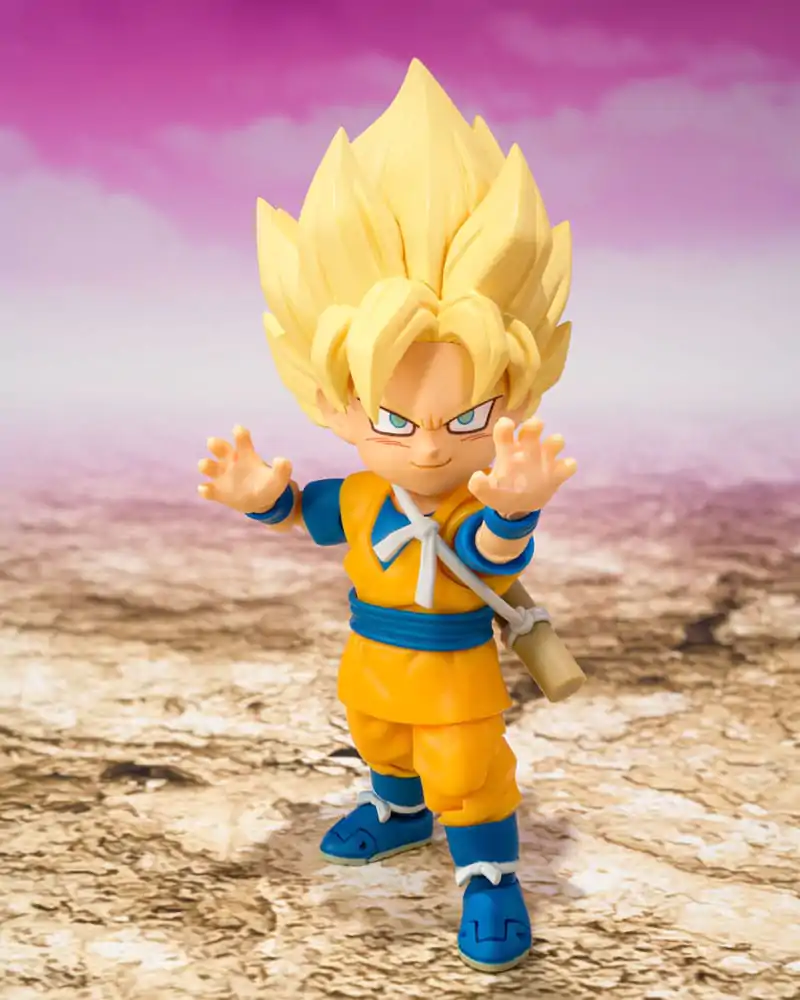 Dragon Ball S.H.Figuarts akcijska figura Super Saiyan Son Goku (mini) Daima 8 cm fotografija izdelka