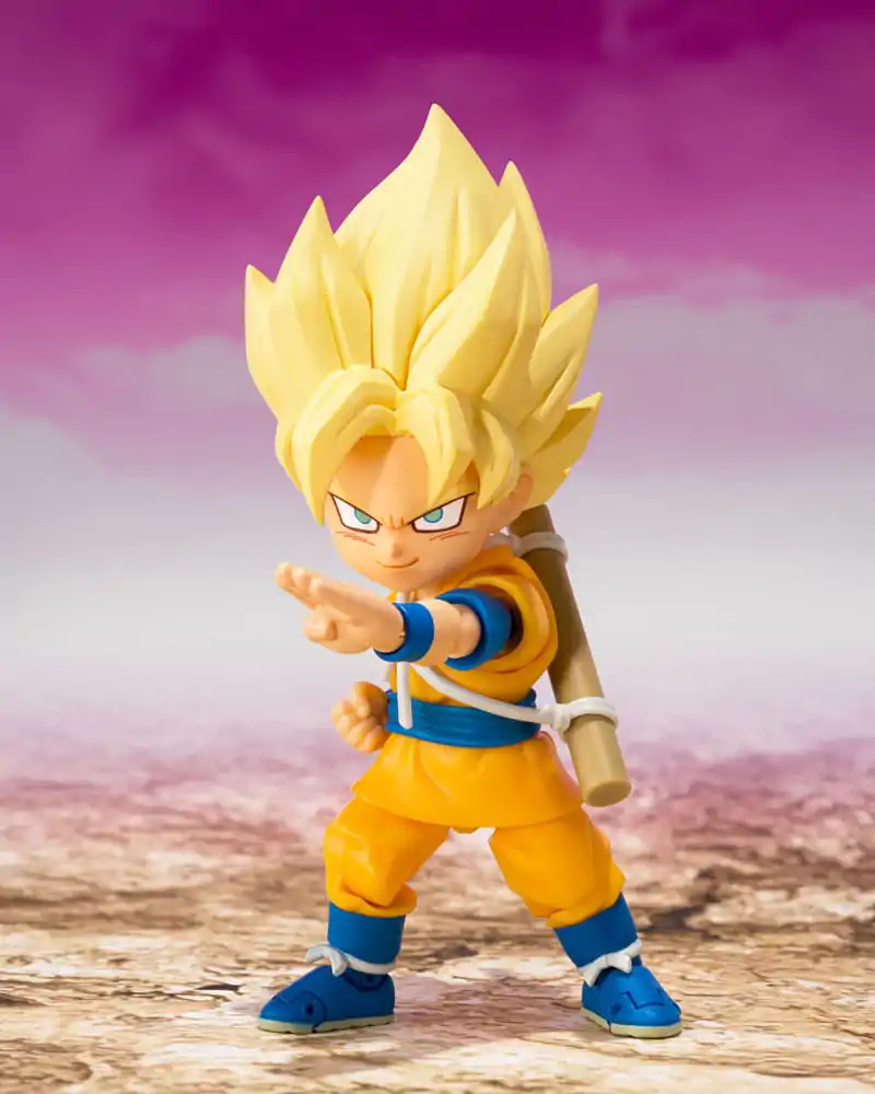 Dragon Ball S.H.Figuarts akcijska figura Super Saiyan Son Goku (mini) Daima 8 cm fotografija izdelka