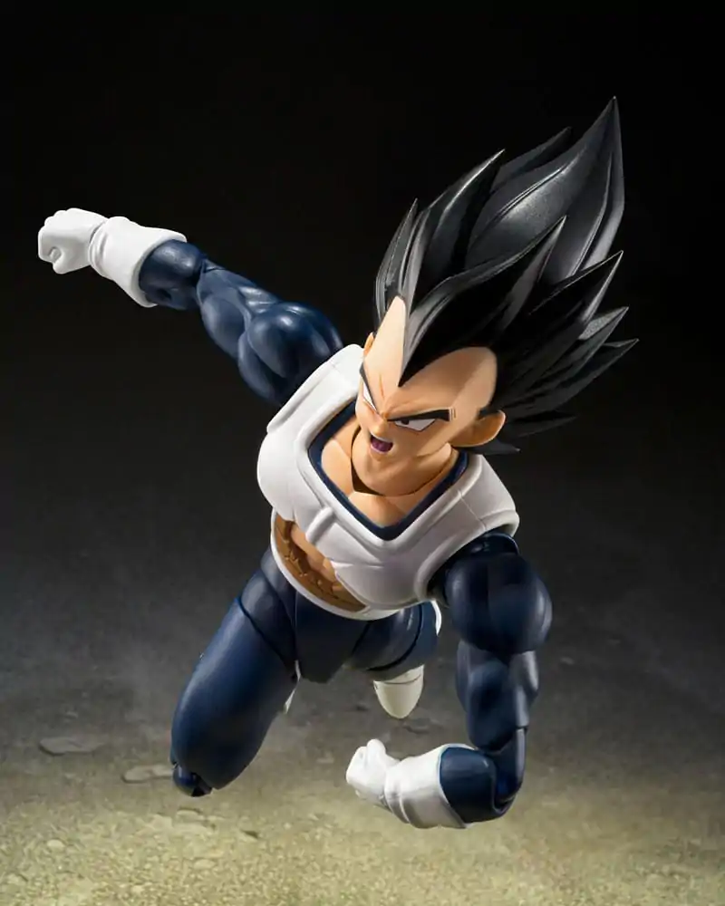 Dragon Ball S.H. Figuarts akcijska figura Vegeta Old Battle Clothes 14 cm fotografija izdelka