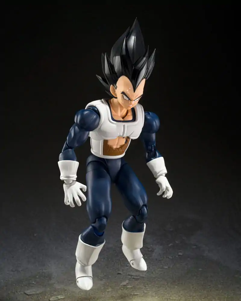 Dragon Ball S.H. Figuarts akcijska figura Vegeta Old Battle Clothes 14 cm fotografija izdelka