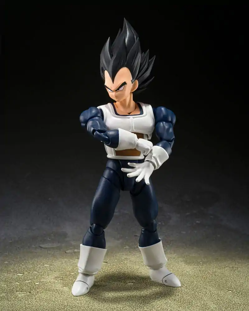 Dragon Ball S.H. Figuarts akcijska figura Vegeta Old Battle Clothes 14 cm fotografija izdelka