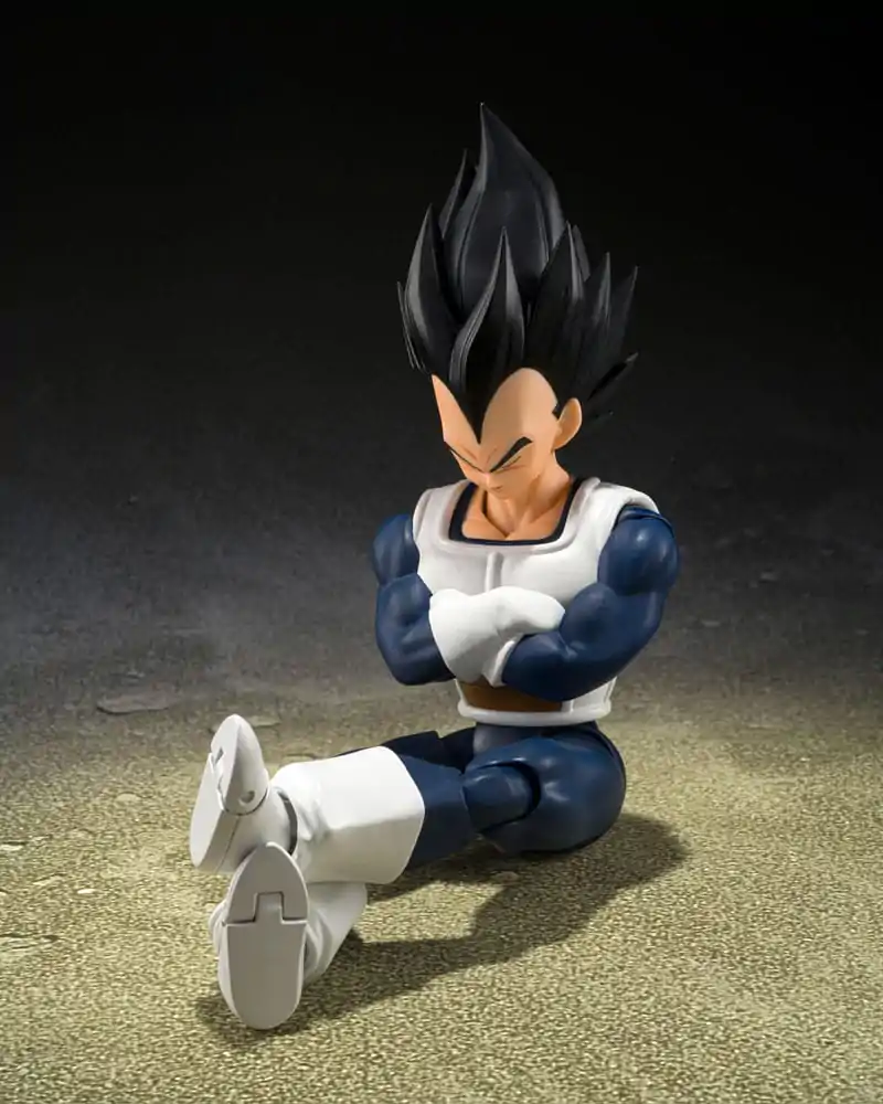 Dragon Ball S.H. Figuarts akcijska figura Vegeta Old Battle Clothes 14 cm fotografija izdelka