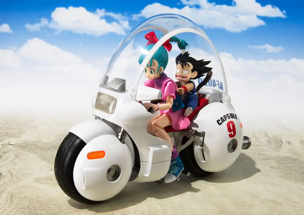 Dragon Ball S.H. Figuarts Vozilo s figuro Bulmina Motocikel Hoipoi Capsule No. 9 17 cm fotografija izdelka