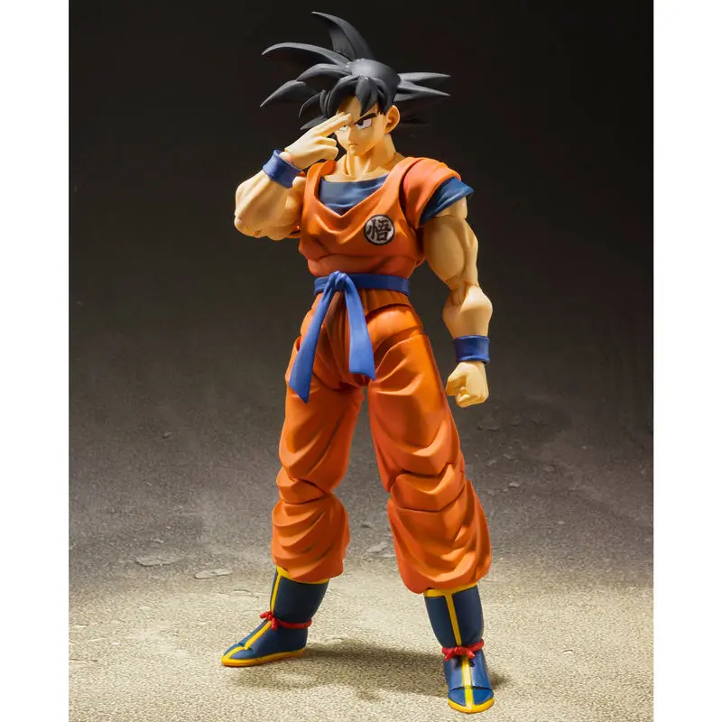 Dragonball Z S.H. Figuarts akcijska figura Son Goku (A Saiyan Raised On Earth) 14 cm fotografija izdelka