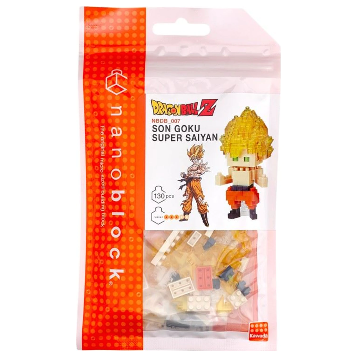 Dragon Ball Son Goku Super Saiyan figura Nanoblock 10 cm fotografija izdelka