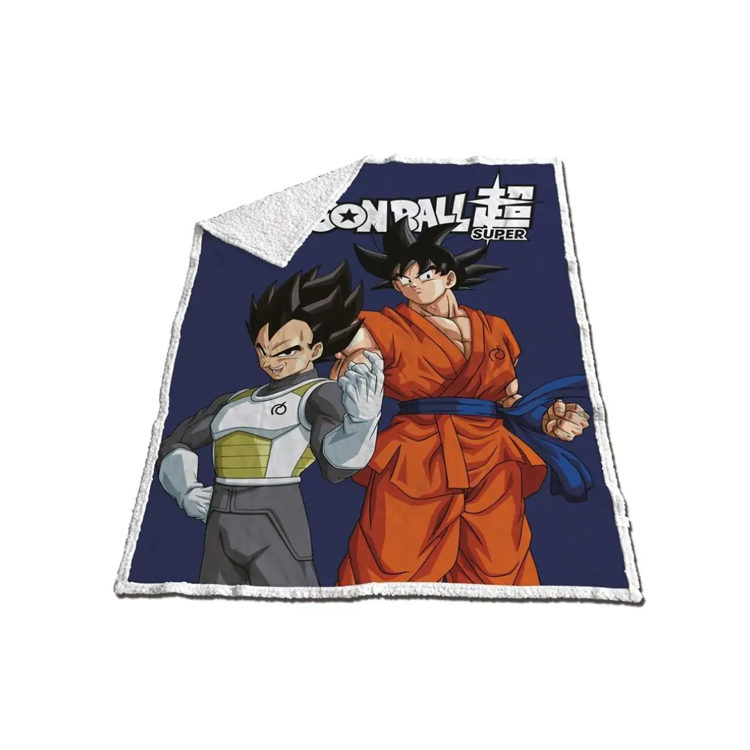 DRAGON BALL SUPER Sherpa odeja 120x150cm Son Goku & Vegeta fotografija izdelka