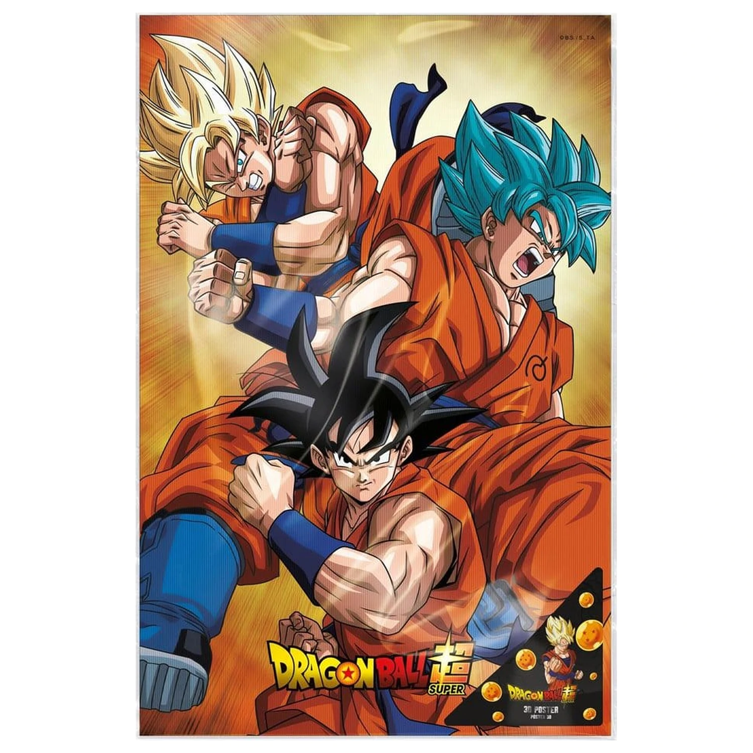 Dragon Ball Super 3D poster Champa Goku 38 x 58 cm fotografija izdelka