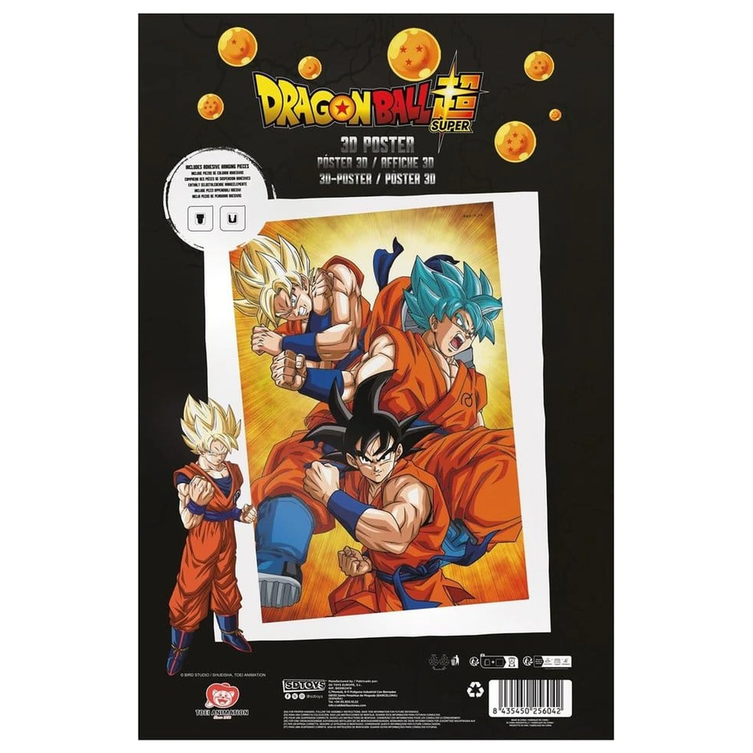 Dragon Ball Super 3D poster Champa Goku 38 x 58 cm fotografija izdelka